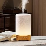 【Amazon.co.jp限定】Goldmax アロマディフューザー 加湿器 小型 超音波式 アロマかしつき 噴霧器 一台多役 卓上加湿器 静音 アロマ対応 7色LEDライト 省エネ Type-C給電式 大容量150ml 8時間連続稼働可能 空焚き自動停止防止 持ち運び便利 乾燥/花粉症対策 デスク 寝室 オフィス リビング 子供部屋 家庭用