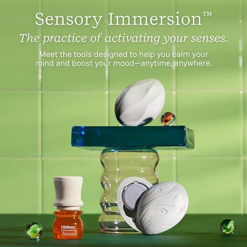 Lifelines Scent-Infused Grounding Stones, 2-Pack - Portable Fidget Set for Adults with Essential Oil Blend & Diffusion Stones for Sensory Immersion - Calming Waterless Passive Diffuser - Image 7