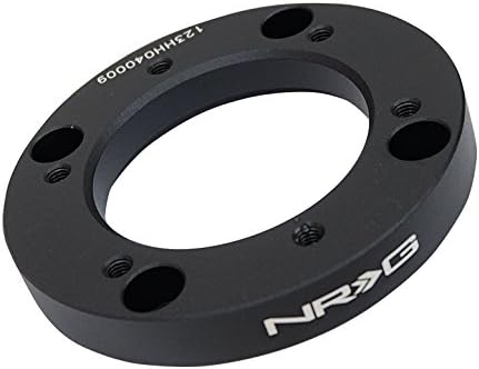 NRG Innovations NRG-SRK-123H Adaptador de buje corto de liberación rápida para volante de 0.236 x 2.756 in, patrón de pernos, bocina de retención y