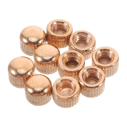POPETPOP 10piezas Tornillo Lámpara Tapas Metal Accesorios Decoración Resistente Compatibilidad