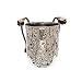 Yair Emanuel Washing Cup Hammered Stainless Steel with Pomegranate Branches as Handles