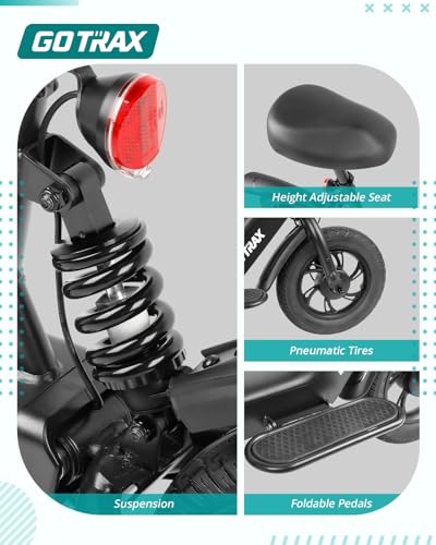 Gotrax A3 Electric Scooter with Seat for Adults, 350W Motor,