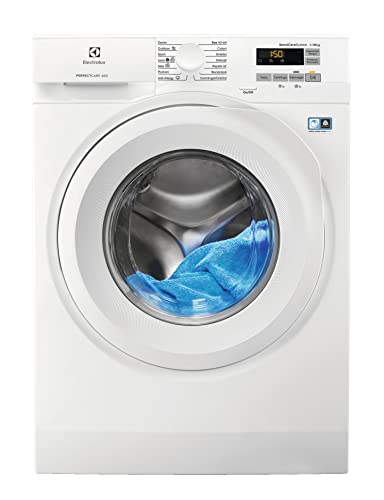 Electrolux EW6F512U - Lavadora de carga frontal PerfectCare 600 con tecnología SensiCare System, con cesta Gentle Care, 10 kg, Clase A, color blanco [Clase de eficiencia energética A]