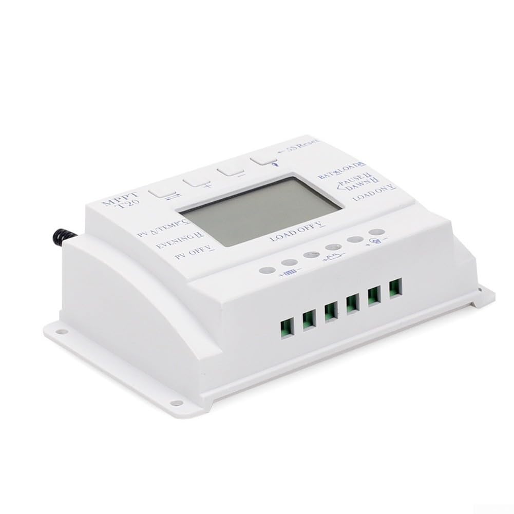 Regolatore per solare per pwm 20A 12V/24V Display LCD Regolatore