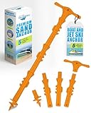 SandShark New Sport Boat Anchor and Jet Ski Anchor. 4ft Shallow Water Anchor Pole for Boat and PWC. Sand Anchor Kit for Boat and Kayak Anchor System. Easy Storage, High-Strength ABS Plastic.