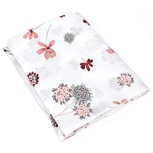 Linnea Drap Plat 240x310 cm Percale Pur Coton Petite Folie Rouge