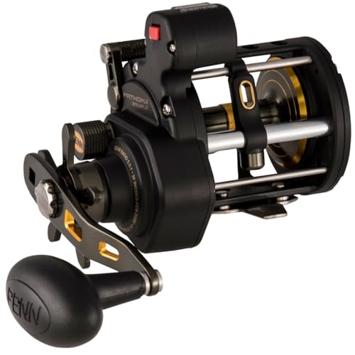 Penn, Fathom II Level Wind Line Counter Saltwater Casting Reel, 20, 5.5:1 Gear Ratio, 30