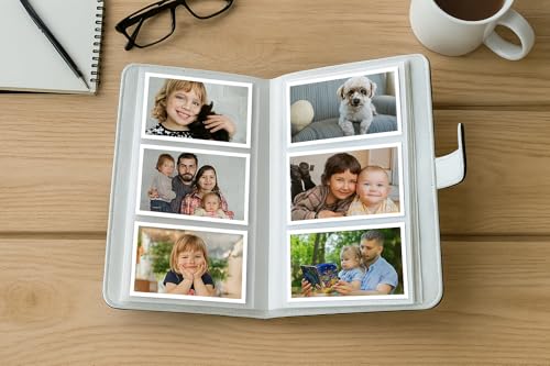Papel fotográfico instantáneo FUJIFILM INSTAX MINI (2 paquetes de valor, 120 exposiciones) y álbum para fotos Pocket Mini Instax de 108 hojas miniatura 4