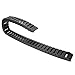Aexit R28 15mm Electrical equipment x 40mm Black Plastic Wire Carrier Cable Drag Chain 1M Length for CNC