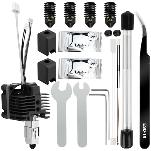 Bambu Lab X1/X1C/X1�J�[�{��3D�v�����^�[�p�z�b�g�G���h�L�b�g�A�t���A�Z���u���������X1C�t�@���t���z�b�g�G���h�A�d���X�`�[���m�Y�� 0.4mm �����p�N���[�j���O�L�b�g�z�b�g�G���h Bambu Lab X1/X1C/X1�J�[�{���p