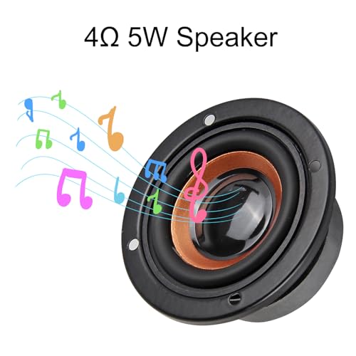 Shutao 4Pack 2" 63mm 4 Ohm 5W Full Range Stereo Woofer Loudspeaker 2inch, Audio Speaker Replacement for Arduino Projects & DIY Electronics - Image 4
