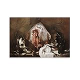 Jean Siméon Chardinジャン・シメオン・シャルダン《赤エイ》ポスター 部屋飾り キャンバスウォールアート 印刷 ポスター 版画 壁飾り 壁の絵 壁掛け ホームアートワーク08x12inch(20x30cm)