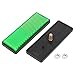 F FIERCE CYCLE Pair 5mm-6mm Green Rectangle Universal Screw Mount Reflective Warning Reflector for Motorcycle Bike