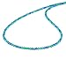 NirvanaIN - Collar de cuentas de piedras preciosas de ónix azul y verde redondas facetadas (2-2,5 mm) para mujer con cerradura de baño de rodio de plata 925 (45 cm)