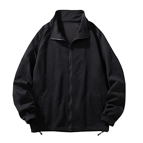 Veste olive pour filles unie noire en taille M pour l'hiver et les vacances