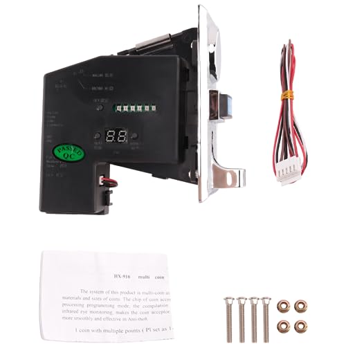 Frahou Multi-PièCes de Monnaies SéLecteur de RéCepteur Distributeur Automatique Jeux VidéO D' de Mech