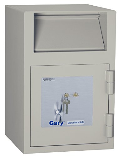 Gary Front Loading Deposit Safe with Key Lock, 14 x 21 x 14 Inches, Taupe (FIRFB2114RK)