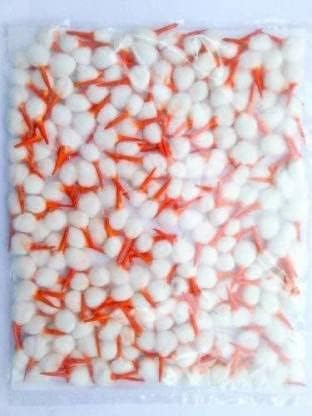 Mechas de algodón Diya Puja Batti o mechas redondas o mecha de algodón Jyot Batti para lámpara Pooja, mechas de algodón (paquete de 250) mechas de