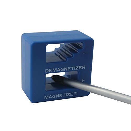 Rok Hardware Drive Bit Magnetizer and Demagnetizer Magnetic Tool for Phillips Screwdriver Drill Bits, Sockets, Nuts, Bolts, Screws, Nails