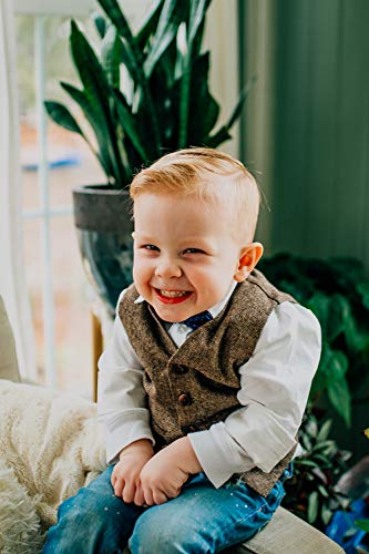 image for Born to Love Vest for Baby Toddler Kids Ring Bearer Pageboy Wedding Fo