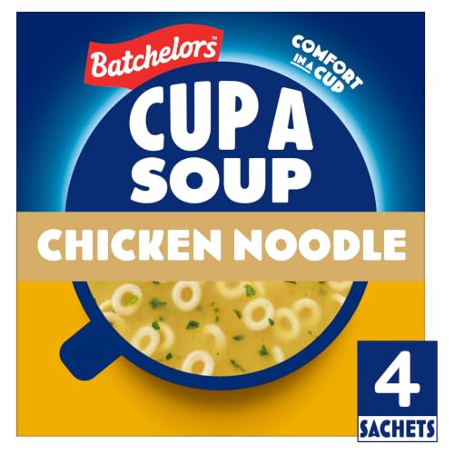Batchelors Cup A Soup 4 Chicken Noodle Instant Soup 4 Sachets Per 94 g Box (Pack of 1)
