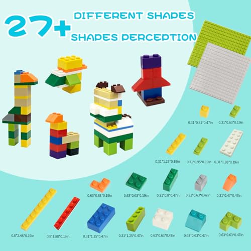 Image of Classic Bricks Compatible with Lego Base Plates (500 psc)