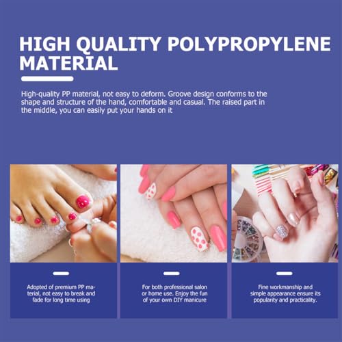 Cuencos para remojar uñas CHILDWEET de 2 piezas para manicura casera 5
