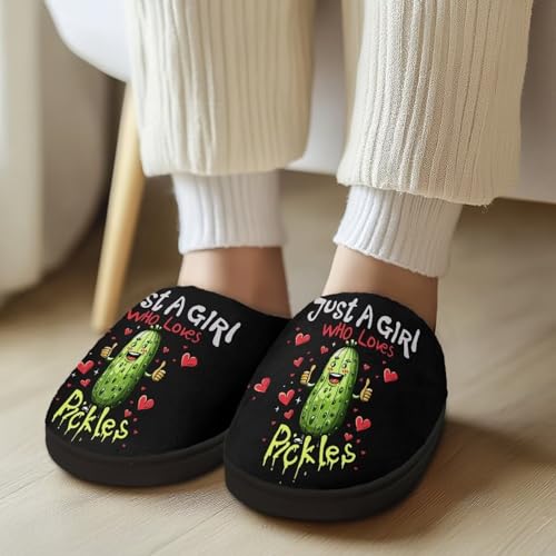 Poceacles House Slippers Women Men Fuzzy Slipper Soft Non-Slip Bedroom Slippers for Home, Travel3