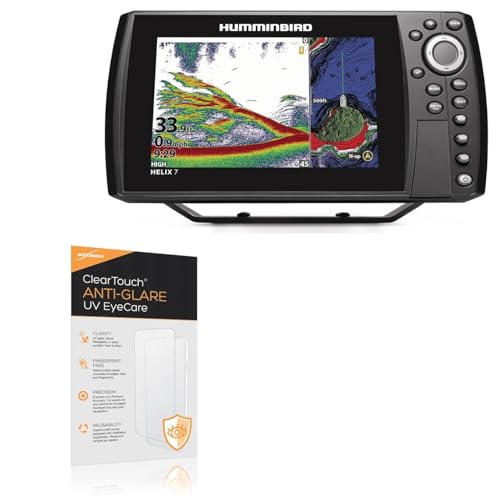 BoxWave Screen Protector Compatible With Humminbird Helix 7 Chirp GPS G4N - ClearTouch Anti-Glare Anti-UV EyeCare (2-Pack), Filters out Harmful Blue Light Reduce Fatigue