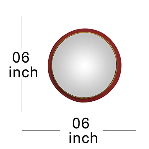 Image of Ryme Feng Shui Convex /Pakwa Mirror /Safety Mirror for Removal of Outside Negative Energy (6 Inches Concave and Convex Mirror)