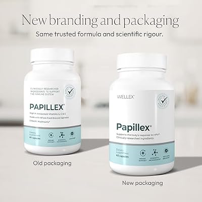 Papillex Dietary Supplement Tablets All Natural Immune Support - Immunity Defense - Best Immune System Booster - Organic 60 Capsules Bottle (Single Bottle)