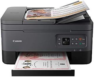 Canon PIXMA TR7020a All-in-One Wireless Color Inkjet Printer, with Duplex Printing, Mobile Printing, and Auto Document Feeder, Black