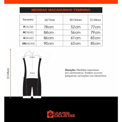 Macaquinhos de Ciclismo Feminino Estampado Forro em GEL Inverno (Azul Claro, G)