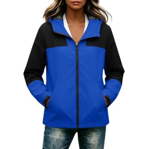 Chubasquero para trekking y chaqueta softshell exterior de mujer transpirable