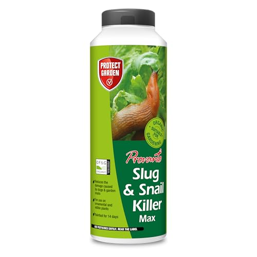 Provanto Slug & Snail Killer Max 800g - Organic Approved Slug Pellets - Fast Acting Protection for Vegetables Flowers & Garden Plants - 2 Weeks Defence Against Slugs and Snails