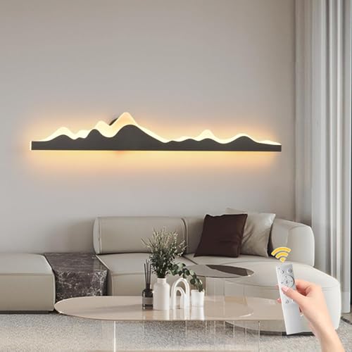 Qcyuui Wall Sconce with Remote Control 47.2inch Dimmable LED Wall