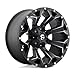 D546 ASSAULT 17x9, Bolt Pattern: 5x4.5/5, Offset: 1, MATTE BLACK MILLED, set of 1