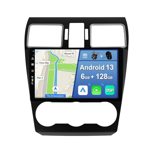 Autoradio Android 9" Pour Subaru Tribeca 2007-2011 - CarPlay/Android Auto Sans Fil, Bluetooth, Caméra De Recul