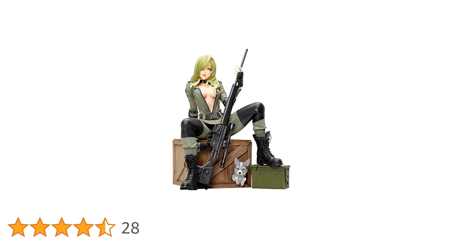 【開封美品】 メタルギア ソリッド 美少女 スナイパーウルフ フィギュア Amazon | (再販)メタルギア ソリッド美少女 スナイパーウルフ
