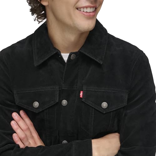 Image of Levi's Men's Faux Leather Classic Trucker Jacket