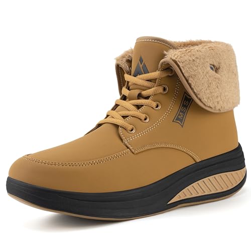 Mishansha Impermeabile Stivali Scarpe Neve Donna Scarponcini Invernali Calda...
