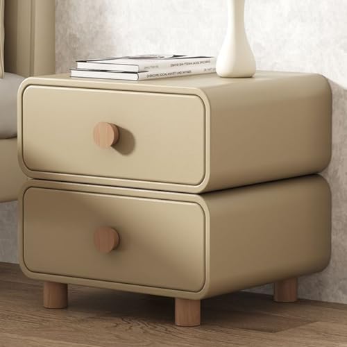 Table de chevet minimaliste en bois massif pour optimiser l'espace
