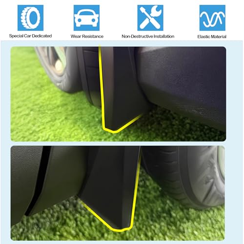 Image of 2026 RAV4 Mud Flaps Splash Guards for 2026 Toyota RAV4 (6th Gen) Accessories No Drilling Wheel Liner Fenders Mudflaps Compatible with 2026 Toyota RAV4 & 2026 RAV4 Hybrid(Not for Woodland)