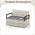 RELAX4LIFE Wicker Outdoor Storage Bench, Rattan Deck Box w/Protective Liner for Patio Furniture Pillows & Garden Tools, Porch Loveseat with Seat Cushion, Acacia Wood Armrests (Grey)