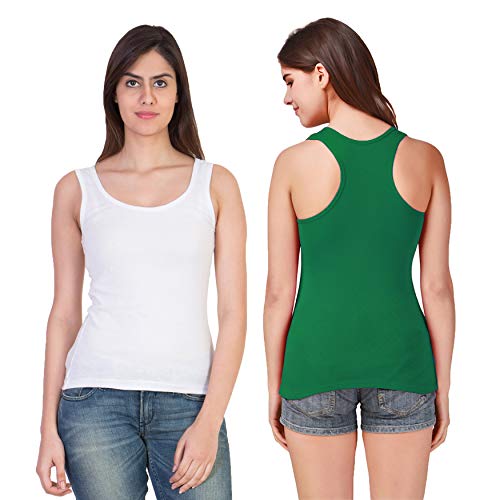 Image of Camisole Tank Top Vest Racerback Sando Camis for Women, Girls (Pack of 2)