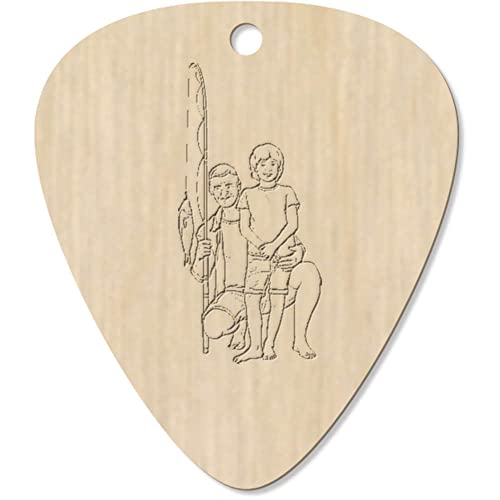 Azeeda 7 x ‘Pêche père et Fils’ médiator/pic de Guitare (GP00026581) - Les Beatles, Paul McCartney, John Lennon, RIngo Starr, George Harrison Azeeda 7 x 'Pêche père et Fils' médiator/pic de Guitare (GP00026581)
