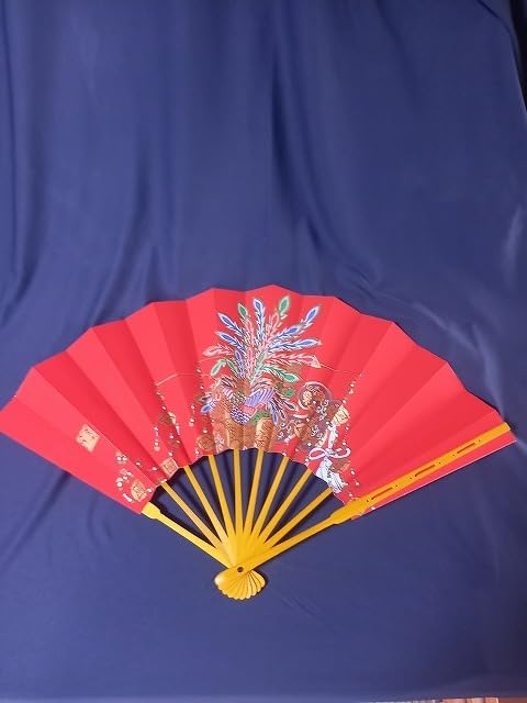 Amazon.co.jp: 京都祇園祭 長刀鉾 飾り大扇子非買 授与品付 : ファッション