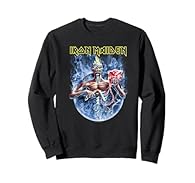 Iron maiden design. Official Iron Maiden Merchandise Iron Maiden T-Shirts for Men, Women, Boys and Girls, Iron Maiden Band T-Shirt, Iron Maiden Shirt 8.5 oz, Classic fit, Twill-taped neck