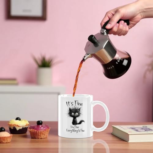 Taza de Cerámica 11oz para Café y Té miniatura 4