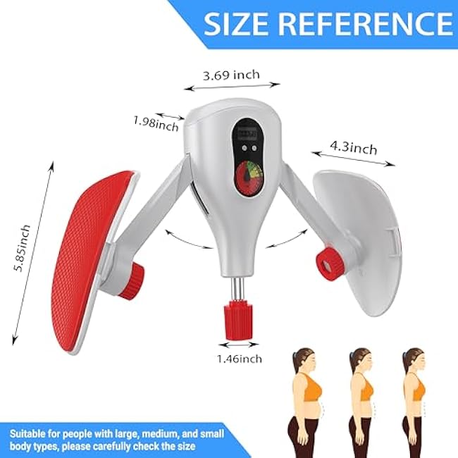 Thigh Exerciser Pelvic Master Floor Muscle Strengthening Device for Women, Adductor Machine for Leg and Thigh Workout Fitness Equipment